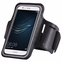UNIVERSAL RUNNING ARMBAND 6" SMARTPHONES melns