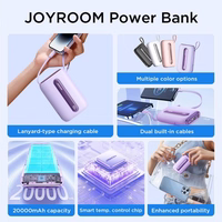 Portatīvais lādētājs Joyroom "JR-L012 Plus Colorful" melns 20000mAh (22.5W)