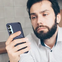 Thunder apvalks Samsung Galaxy A26 silikona bruņu - zils