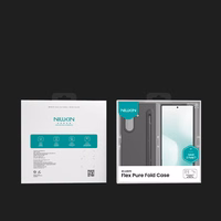 Nillkin Flex Pure Fold viedtālruņa apvalks priekš Samsung Galaxy Z Fold 7 ar S Pen Space - melns