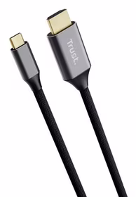 Trust 25630 USB-C uz HDMI adapteris melns, sudrabs