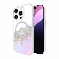 maciņš-Mate Karat MagSafe - maciņš iPhone 16 Pro (Holographic Soap Bubble)