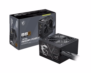 MSI MAG A650BN PCIE5 II barošanas bloks 650 W 20+4 kontaktu ATX ATX melns
