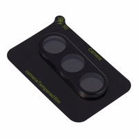 5D pilnas līmes kameras rūdītais stikls – Samsung Galaxy S25 Plus melns