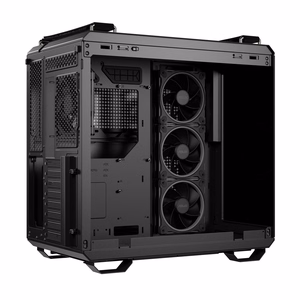 ASUS TUF Gaming GT502 Horizon datora korpuss MidiTower caurspīdīgs panelis ATX melns