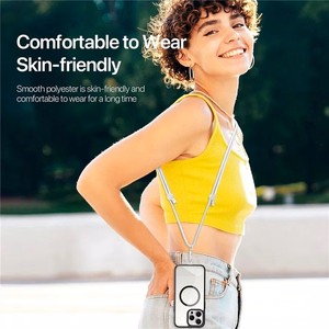 DUX DUCIS Plaz – krusteniska tālruņa siksniņa – pelēka