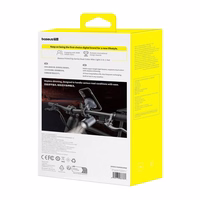 Baseus PrimeTrip 2-in-1 velosipēda stiprinājums, tālruņa turētājs + lukturītis (melns)