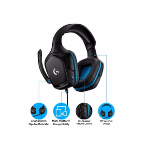 Logitech G G432 spēļu austiņas