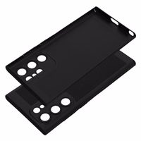 BREEZY viedtālruņa apvalks SAMSUNG S22 Ultra melns