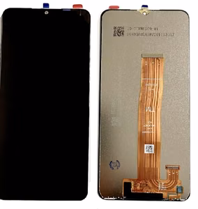 LCD ekrāns Samsung A047 A04S 2022 ar skārienjutīgo ekrānu melns oriģināls