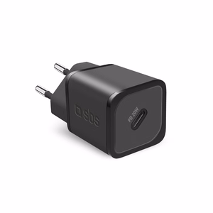 SBS TETRGAN1C20K 20W GaN Зарядное устройство USB-C с Power Delivery - чёрный