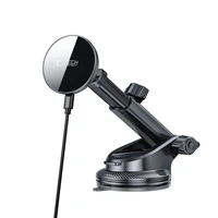 Tech-Protect mm15W-V10 magnētiskais MagSafe auto turētājs panelim/stiklam/ventilācijai melns