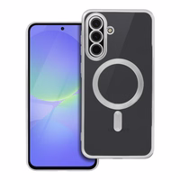 ELECTRO MAG COVER viedtālruņa apvalks saderīgs ar Magnētisko MagSafe SAMSUNG A36 sudraba