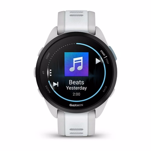 Garmin Forerunner 165 Music GPS viedpulkstenis, 1,2 collu (3,05 cm) AMOLED skārienekrāns, 43 mm, 390 × 390 pikseļi, pelēks