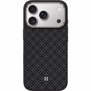 Melns Benks Magnetic Armor Pro Armor Grid 600D kevlara vāciņš ar metāla rāmi (C.K.FL.AP.BK.B072), paredzēts iPhone 18 Pro / iPhone 17 Pro ar Camera Control pogu