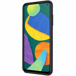 Nillkin Super Frosted Shield vāciņš ierīcei Samsung Galaxy F52 5G, melns