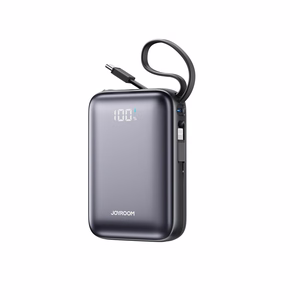 Joyroom JR-PBF29 20000mAh 22.5W ārējā baterija ar dubulto kabeli melna