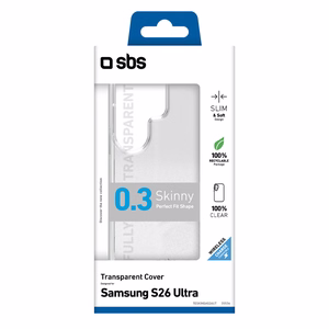 SBS Skinny Cover maciņš Samsung Galaxy S26 Ultra, caurspīdīgs