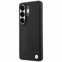 BMW Leather Hot Stamp MagSafe Maciņš for Samsung Galaxy S26 Ultra - melns