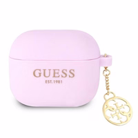Guess GUA3LSC4EU AirPods 3 maciņš violets/violets Charm 4G Collection
