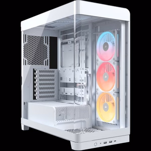 Corsair 4500X LX-R RGB rūdīts stikls vidēja torņa korpuss, balts