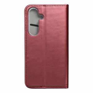 SMART MAGNETO grāmatas apvalks viedtālrunim SAMSUNG S24 bordo