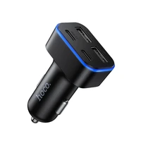 Auto lādētājs Hoco 2xUSB A + 2xUSB C PD QC3.0 42W Z63 melns