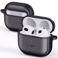 Tech-Protect Slim Hook viedtālruņa apvalks AirPods 4 - melns