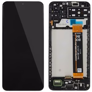 LCD screen Samsung A135 A13 4G 2022 ar touch screen un frame Melns original