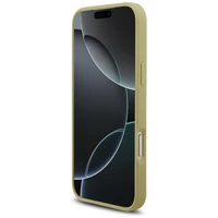 Guess Rhinestone Triangle Logo viedtālruņa apvalks iPhone 17 Pro Max - zelta