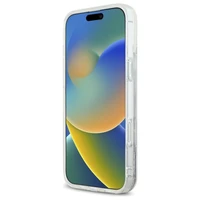 Karl Lagerfeld Šķidrais Spīdums Karl Head Magnētiskais iPhone 16 Viedtālruņa apvalks - Caurspīdīgs