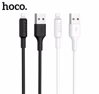 USB kabelis Hoco X25 Lightning 1.0m melns