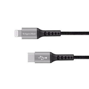 Kruger&Matz USB-C–Lightning C94 MFi kabelis, 1 m