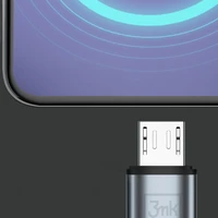 3mk Hyper Cable N-SERIES USB-A / MicroUSB 1m 5V/2.4A 12W kabelis - melns