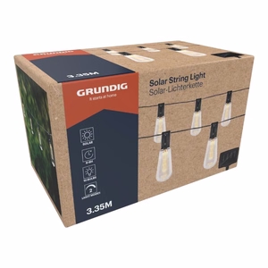 Садовая солнечная LED-гирлянда Grundig, 3,35 м