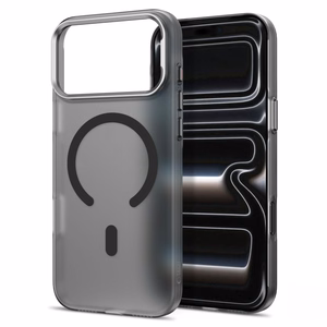 Tech-Protect MagZero MagSafe maciņš iPhone 17 Pro / 18 Pro, caurspīdīgs matēts melns