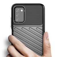 Thunder Case elastīgs izturīgs stingrs apvalks TPU apvalks Samsung Galaxy A03s melns