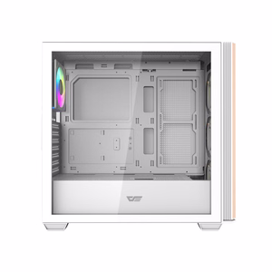 Darkflash DS900WS datora korpuss (balts) + 4 ARGB ventilatori