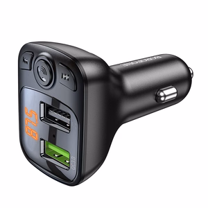 Borofone BC41 Bluaetooth MP3 player / FM modulator (hands free, microSD, QC3.0 USB-A, USB-A 5V/1A)
