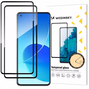 Wozinsky pilnībā līmējamais rūdītais stikls Xiaomi Redmi Note 14S, 2 gabalu komplekts