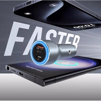 Automašīnas lādētājs Dudao "R4Ultra" pelēks 120W (1xPD / QC3.0)