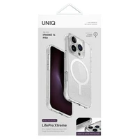 Uniq LifePro Xtreme Magnētiskais Uzlādes viedtālruņa apvalks iPhone 16 Pro - Caurspīdīgs