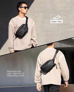 Inateck LB03014 plecu soma, melna