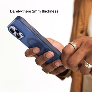 Incase Slim Case vāciņš ar MagSafe iPhone 16 Pro Max tālrunim, Deep Space Blue krāsā