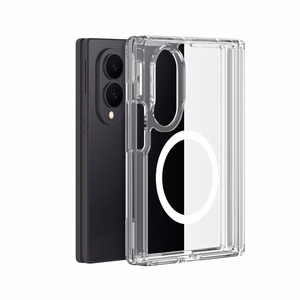 Ar MagSafe saderīgs DUX DUCIS CLIN MAG maciņš SAMSUNG Z Fold 8 Wide, caurspīdīgs