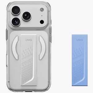 Uniq Heldro Air Magclick Charging vāciņš iPhone 18 Pro / 17 Pro – caurspīdīgs