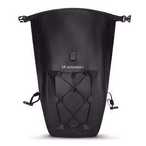 Ūdensnecaurlaidīga velosipēda bagāžnieka soma Wozinsky WBB24BK, 25 l, melna