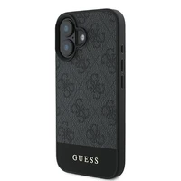 Guess 4G apakšējā svītra viedtālruņa apvalks iPhone 16 Plus 6.7" - pelēka
