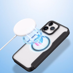 Dux Ducis Skin X Pro Magnētiskais Atveramais MagSafe apvalks iPhone 15 Pro - melns