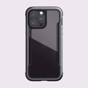 Raptic X-Doria Shield viedtālruņa apvalks iPhone 14 Pro Max ar bruņotu melnu pārklājumu